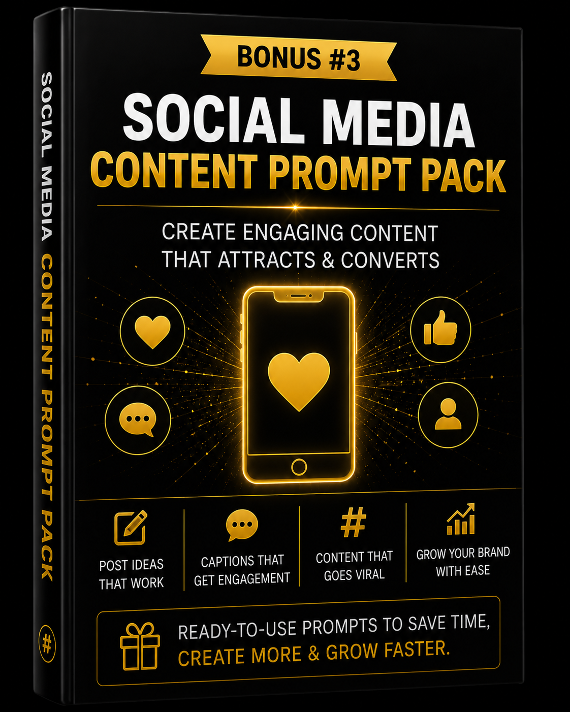 Social Media Content Prompt Pack cover